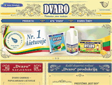 Tablet Screenshot of dvaro.lt